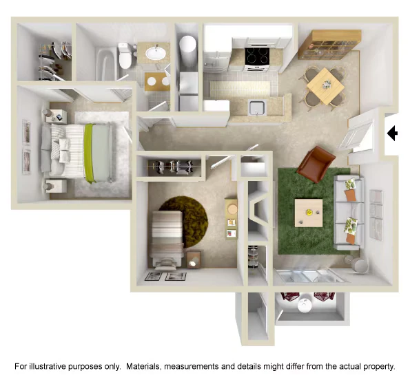 Pine Renovated E-202 floor plan